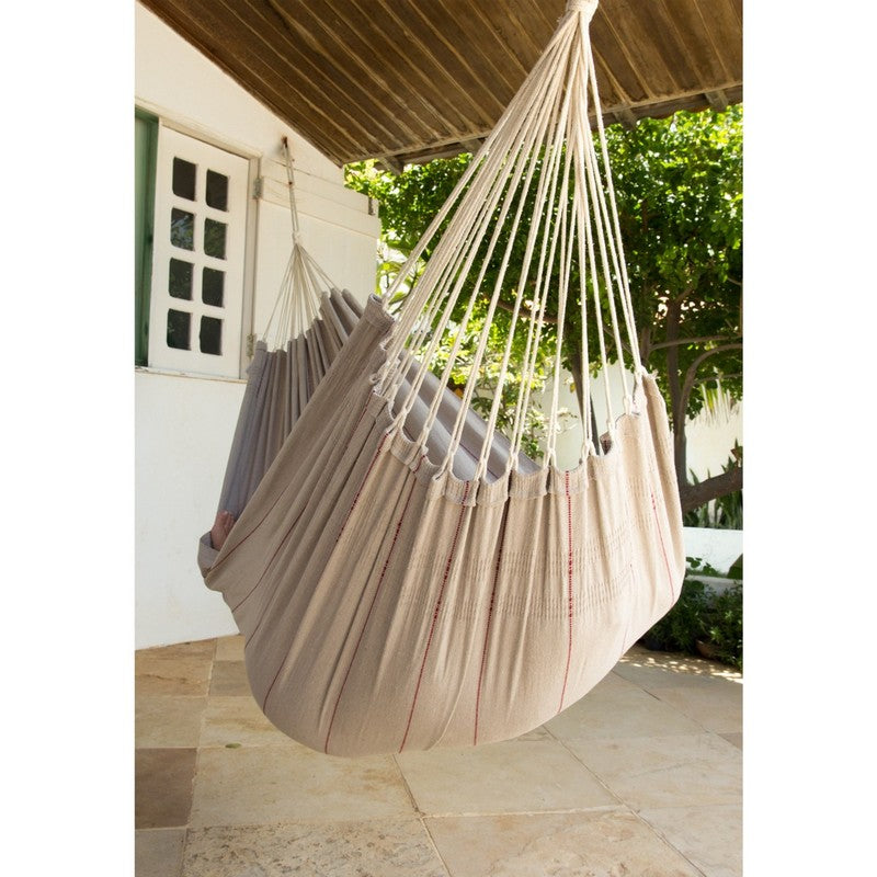 Arte Sand Hammock - Striped Cream & Brown