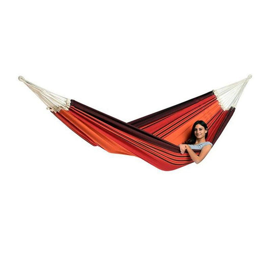 Paradiso Terracotta Hammock - Striped Orange & Red Multicoloured