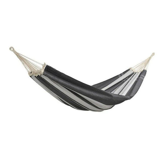 Paradiso Hammock - Striped Black & Silver