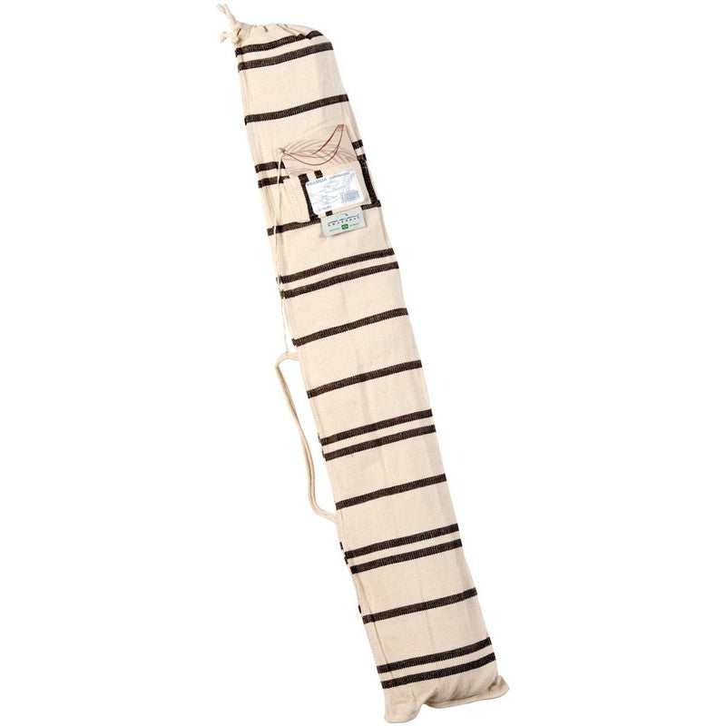 Brasilia Cappuccino Hammock - Striped Cream & Brown