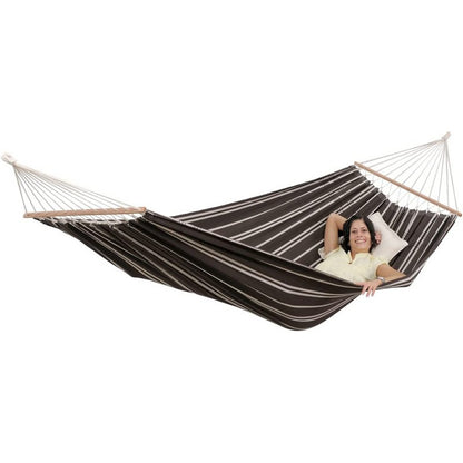 Brasilia Mocca Hammock - Striped Brown