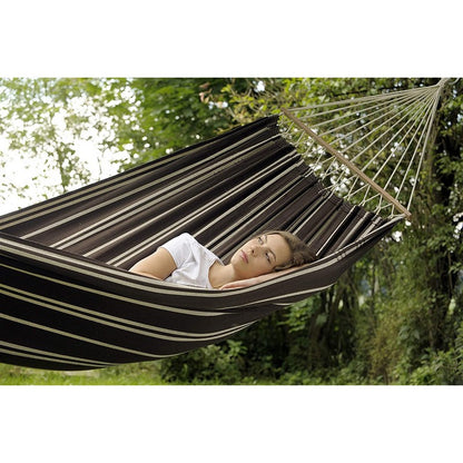 Brasilia Mocca Hammock - Striped Brown