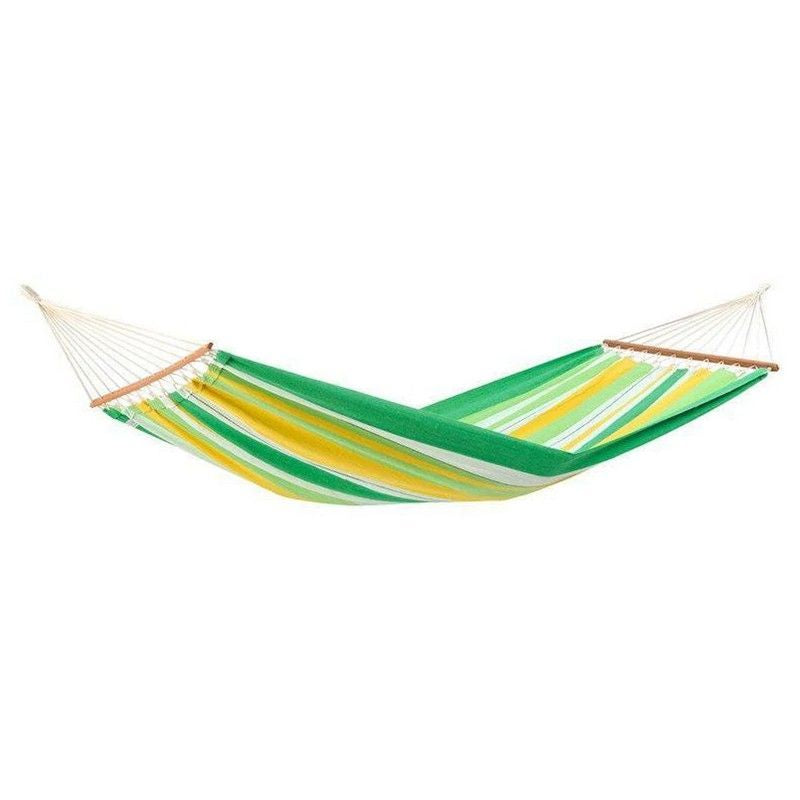 Brasilia Apple Hammock - Striped Green &Yellow