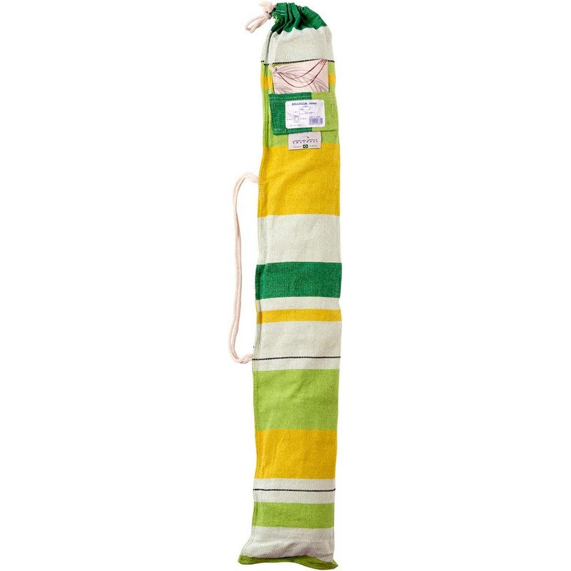 Brasilia Apple Hammock - Striped Green &Yellow