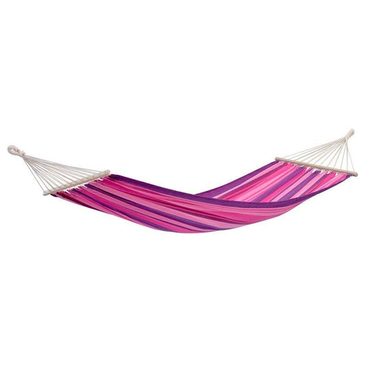 Tonga Candy Hammock - Striped Pink & Purple Multicoloured