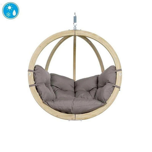 Globo Taupe Hanging Globe - Brown