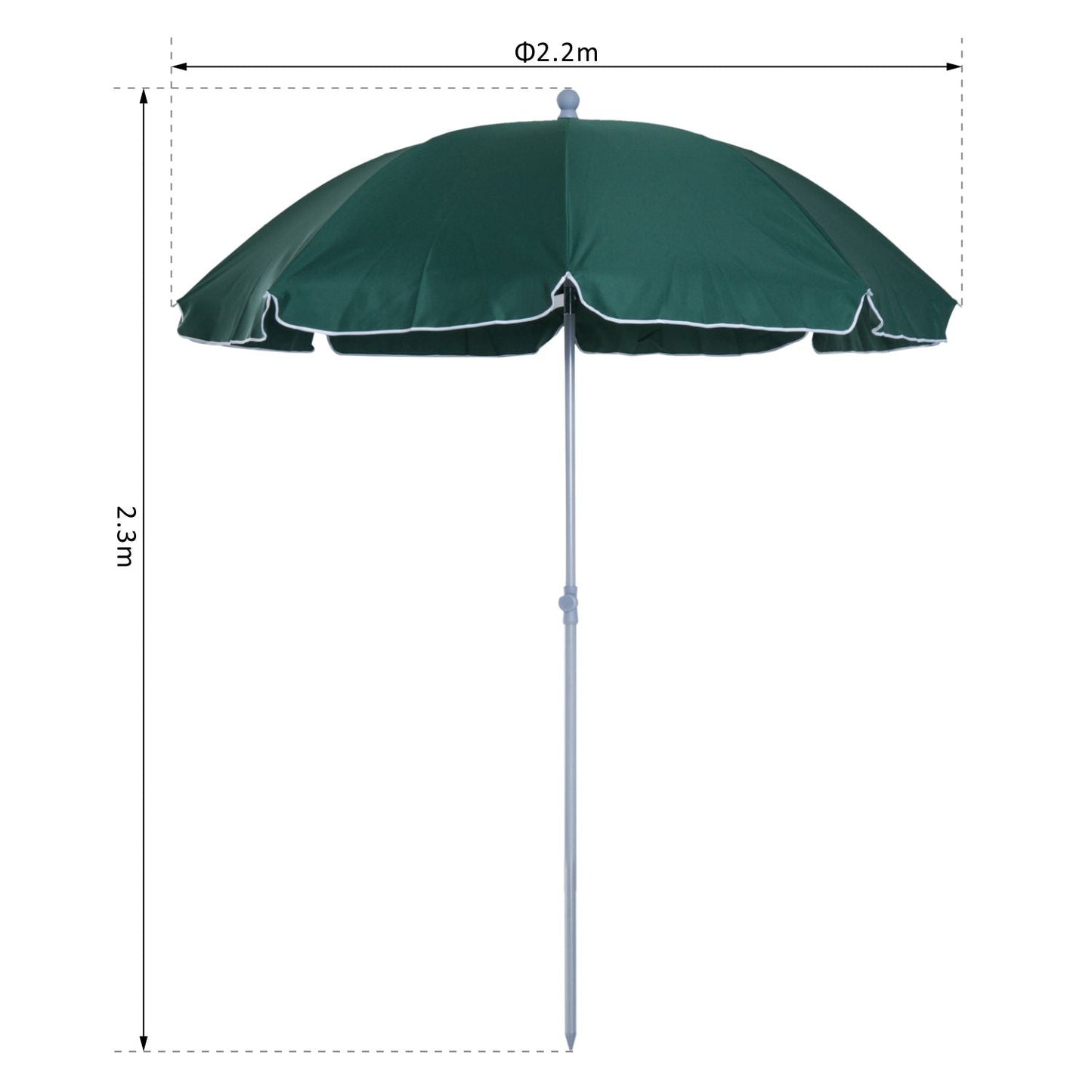 2.2m Beach Umbrella