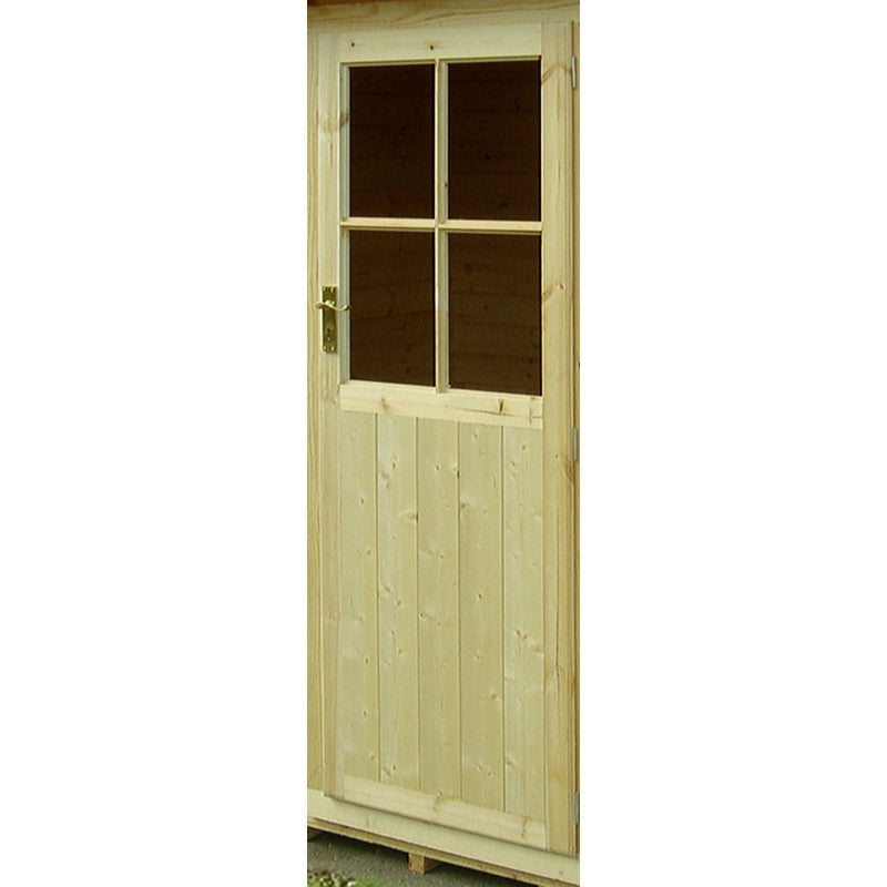 Shire Belham 7' 10" x 7' 10" Apex Log Cabin - Premium 28mm Cladding Tongue & Groove