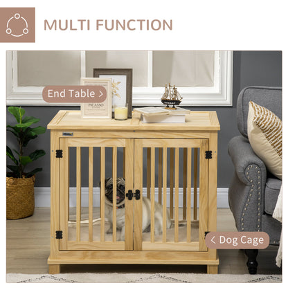 PawHut Wooden Dog Crate