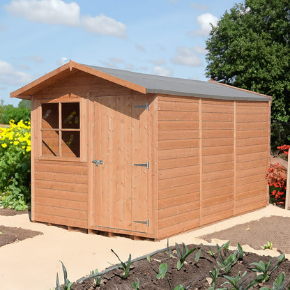 Shire Barraca 7' x 10' 11" Apex Shed - Premium Dip Treated Shiplap