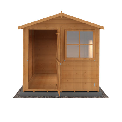 Shire Barraca 7' x 10' 11" Apex Shed - Premium Dip Treated Shiplap