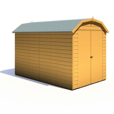 Shire Barn 9' 9" x 5' 10" Barn Shed - Premium Coated Shiplap