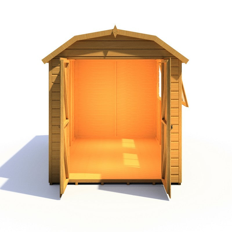 Shire Barn 9' 9" x 5' 10" Barn Shed - Premium Coated Shiplap