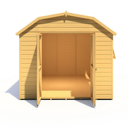 Shire Barn 11' 9" x 7' 10" Barn Shed - Premium Coated Shiplap