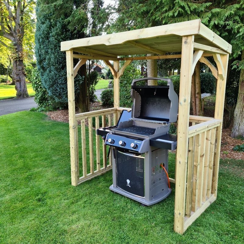 Emily Garden BBQ Shelter by Churnet Valley Natural Neutral