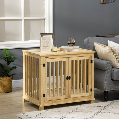 PawHut Wooden Dog Crate