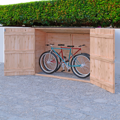 Shire Wentworth 6' x 2' Pent Bike Store - Premium Dip Treated Shiplap