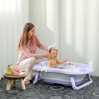 Baby Bathtub With Non-slip Support Legs Purple by Zonekiz