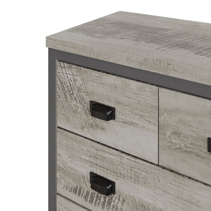 Boston Chest of Drawers Grey 4 Drawers