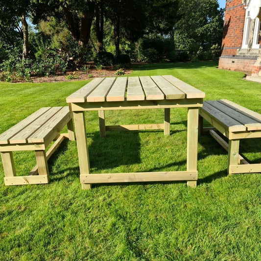 Butchers Garden Picnic Table by Churnet Valley - 6 Seats