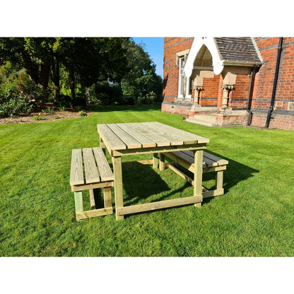 Butchers Garden Picnic Table by Churnet Valley - 6 Seats