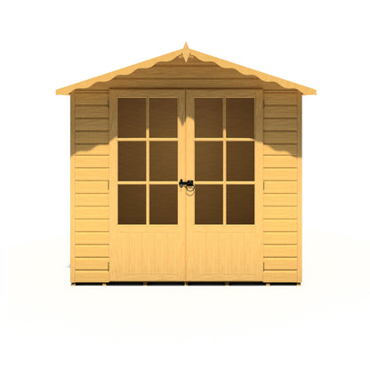 Shire Buckingham 7' 1" x 7' 8" Apex Summerhouse - Premium Dip Treated Shiplap