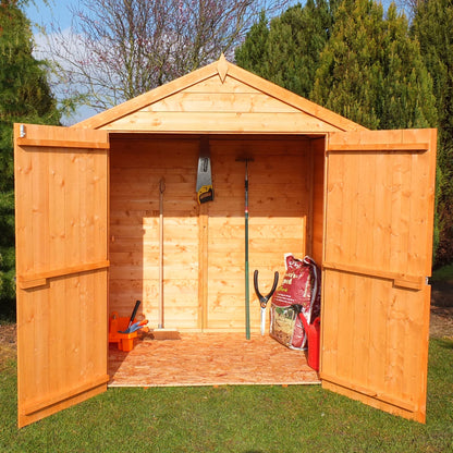 Shire Bute 6' x 4' 1" Apex Shed - Premium Dip Treated Shiplap