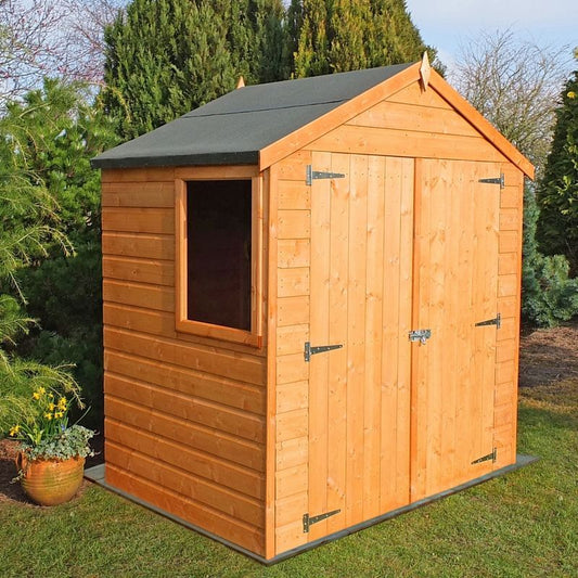 Shire Bute 6' x 4' 1" Apex Shed - Premium Dip Treated Shiplap