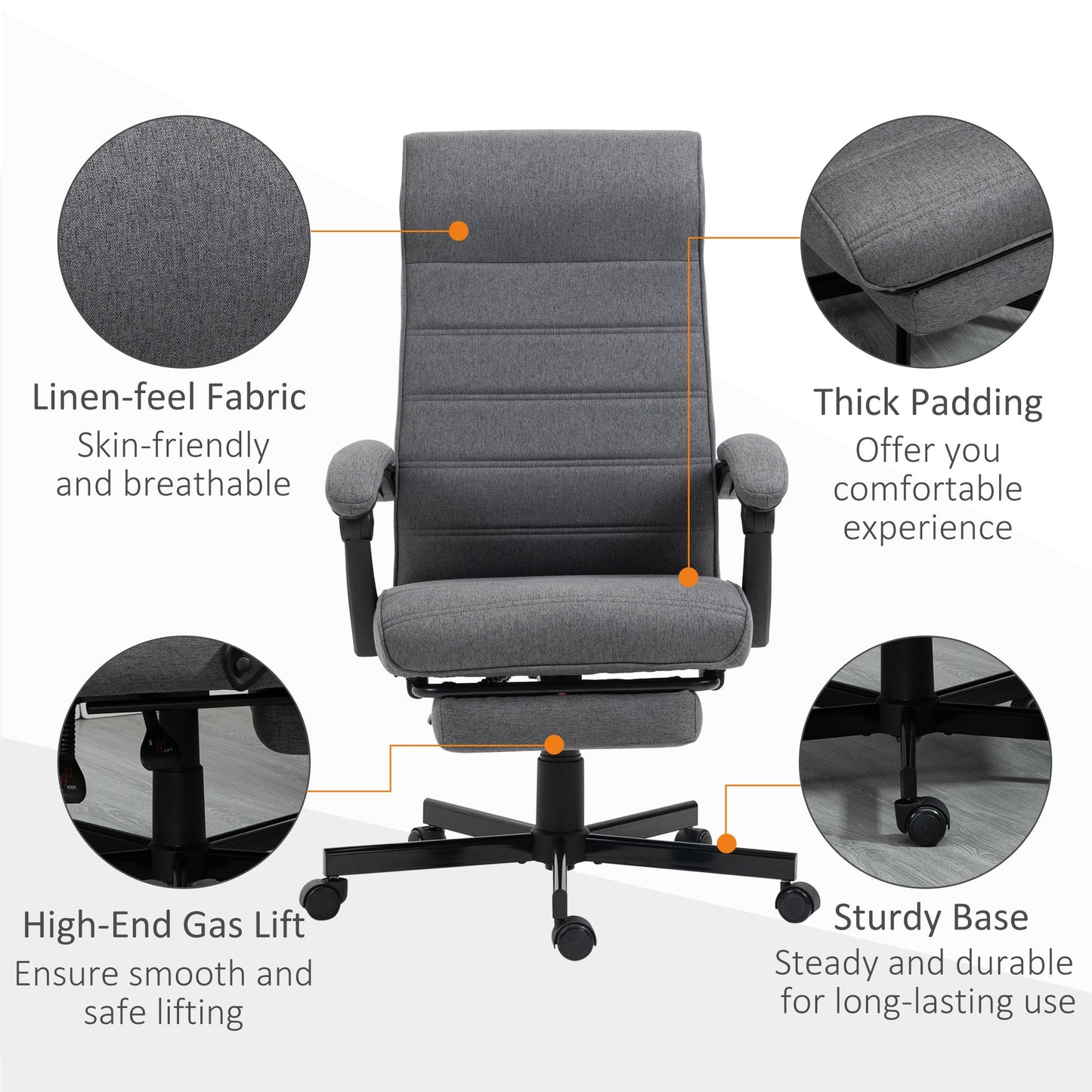 Vinsetto High-Back Home Office Chair