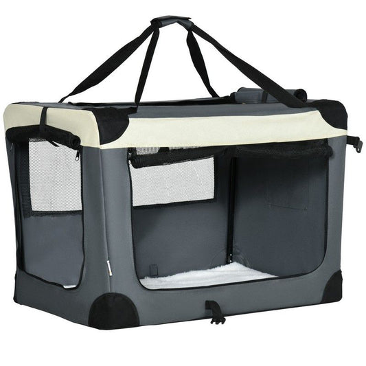 PawHut 81cm Foldable Pet Carrier