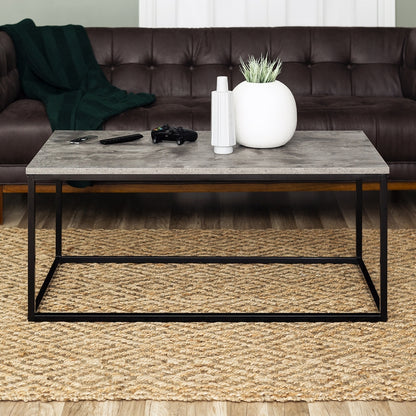 Industrial Coffee Table Black And Grey