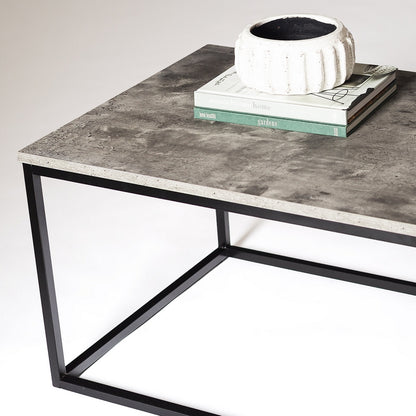 Industrial Coffee Table Black And Grey