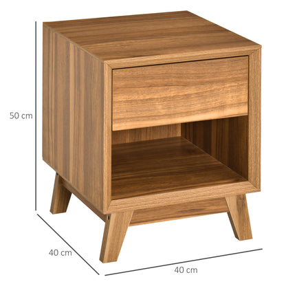 Homcom Modern Bedside Table Nightstand