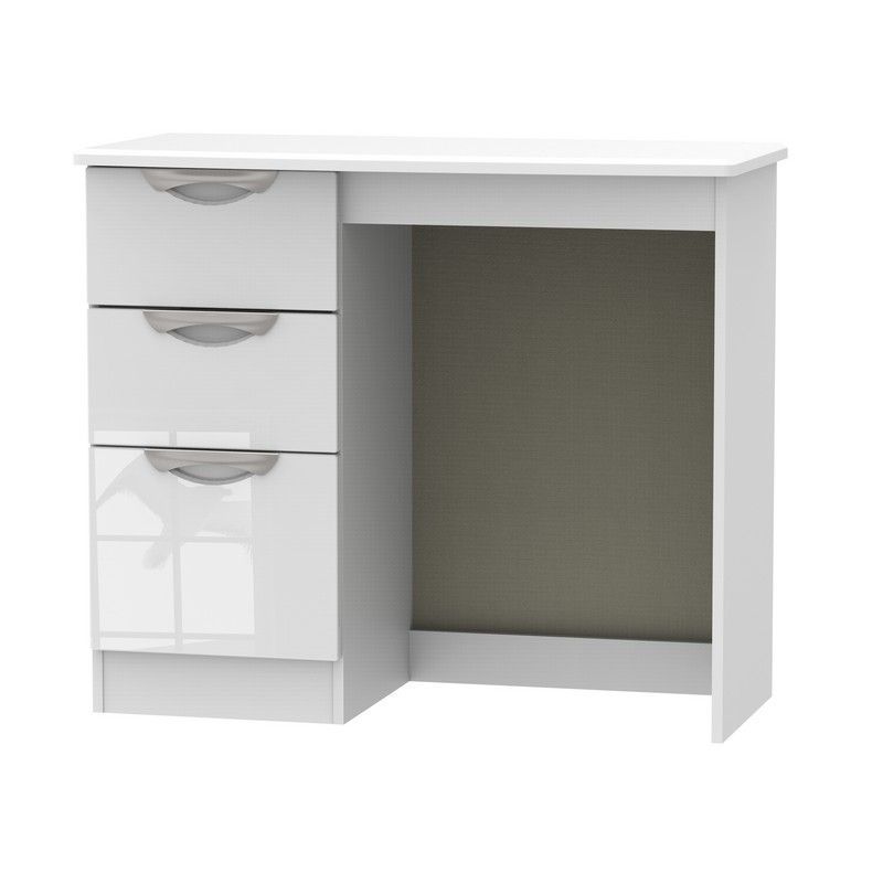 Weybourne Desk White 3 Drawers