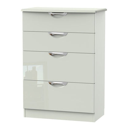 Weybourne Tall Chest of Drawers Off-white 4 Drawers