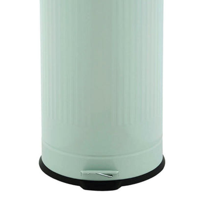 Wensum 30L Retro Steel Waste Rubbish Kitchen Pedal Bin - Green