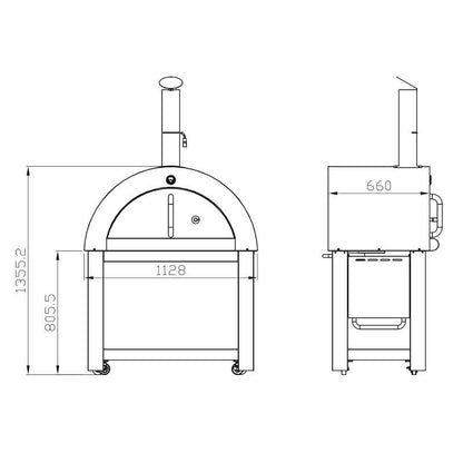 Luxury Garden Pizza Oven by Callow