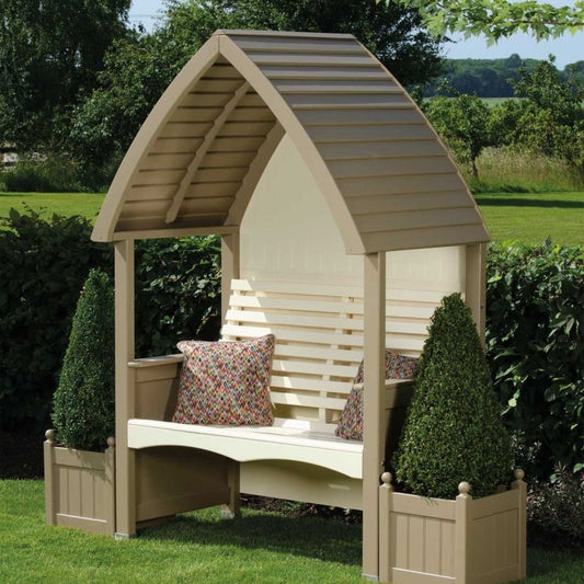 AFK Premium Cottage Arbour Nutmeg & Cream 2 Seat