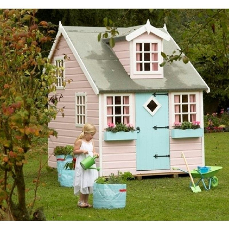 Shire Enchanted 5' 10" x 7' 10" Dormer Children's Playhouse - Premium Dip Treated Shiplap