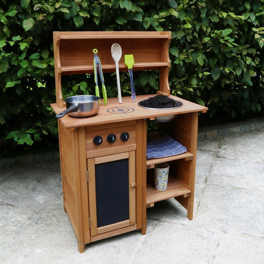 Children's Wooden Mud Kitchen by Wensum