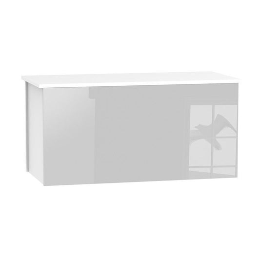 Buxton Ottoman White & Grey 1 Door