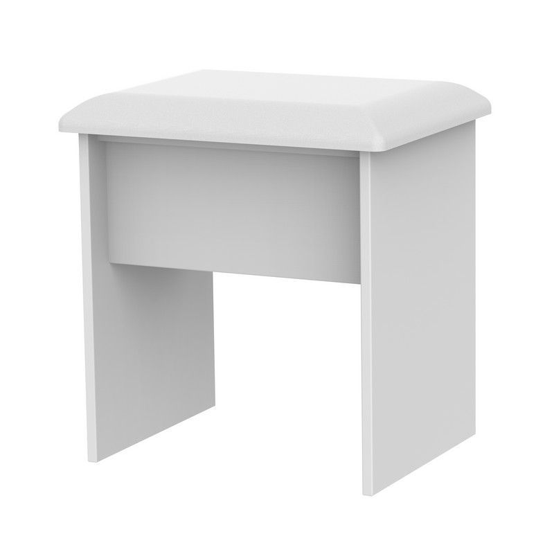 Buxton Dressing Stool White