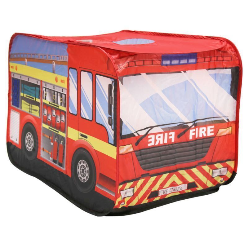 Wensum Fire Engine Play Tent Indoor Outdoor Polyester Pop Up