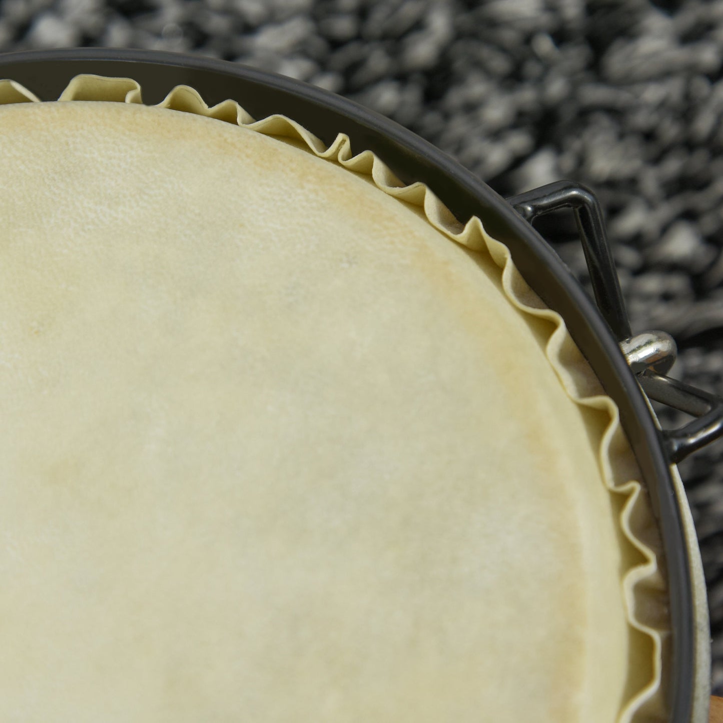 Sheepskin Bongo Drums w/ Tuning Wrench