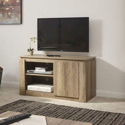 Canyon TV Unit Natural 2 Shelves 1 Door