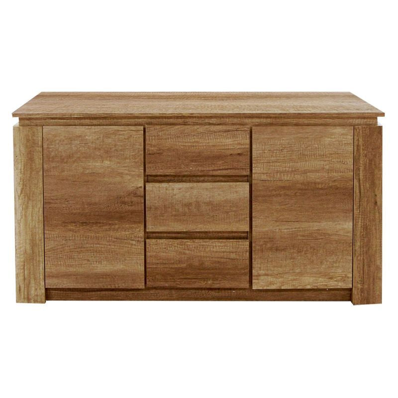 Canyon Large Sideboard Natural 2 Doors 4 Shelves 3 Drawers