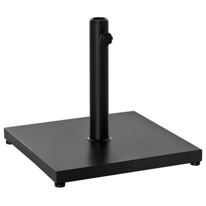 Steel Heavy Duty Adjustable Parasol Base Black