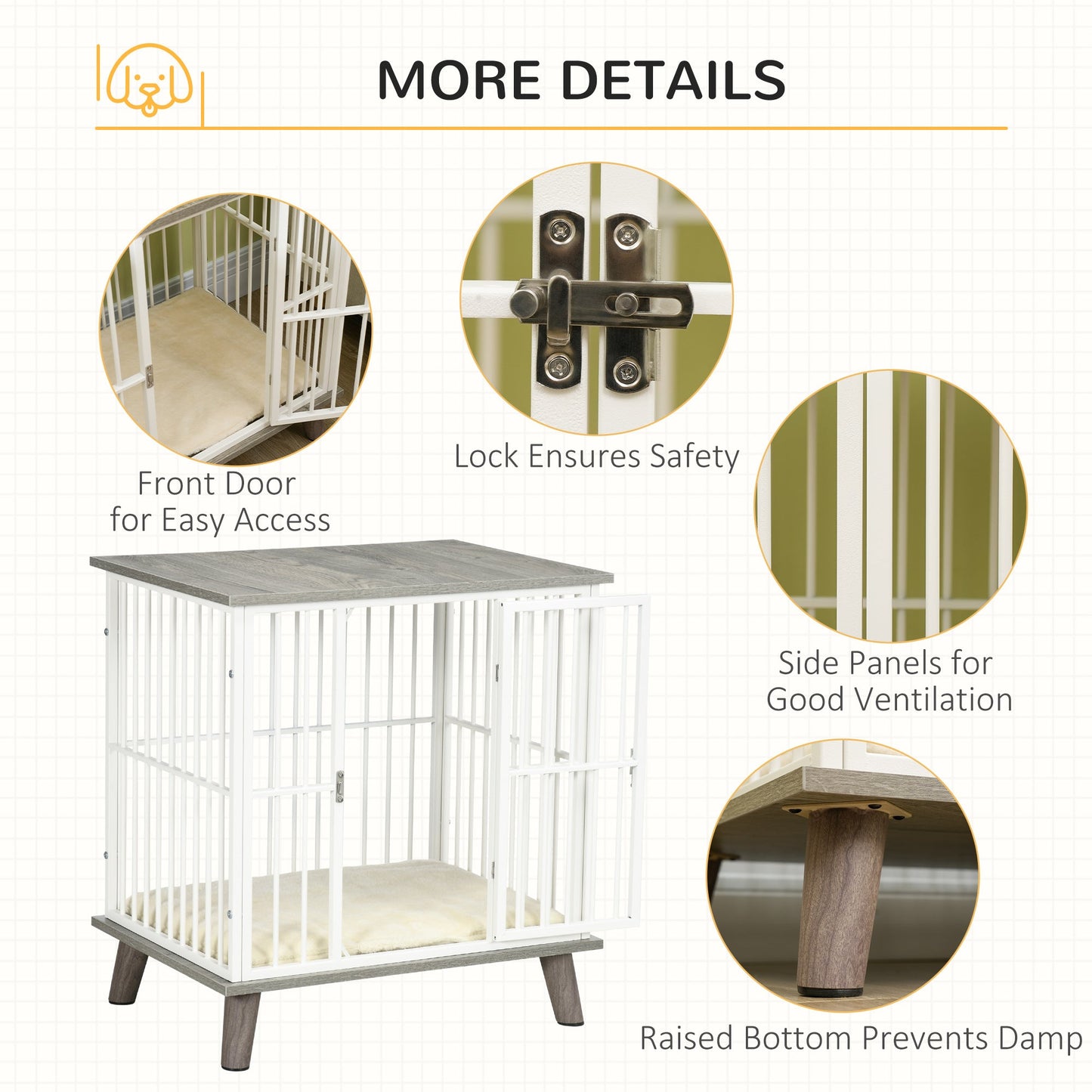 PawHut Dog Crate Furniture