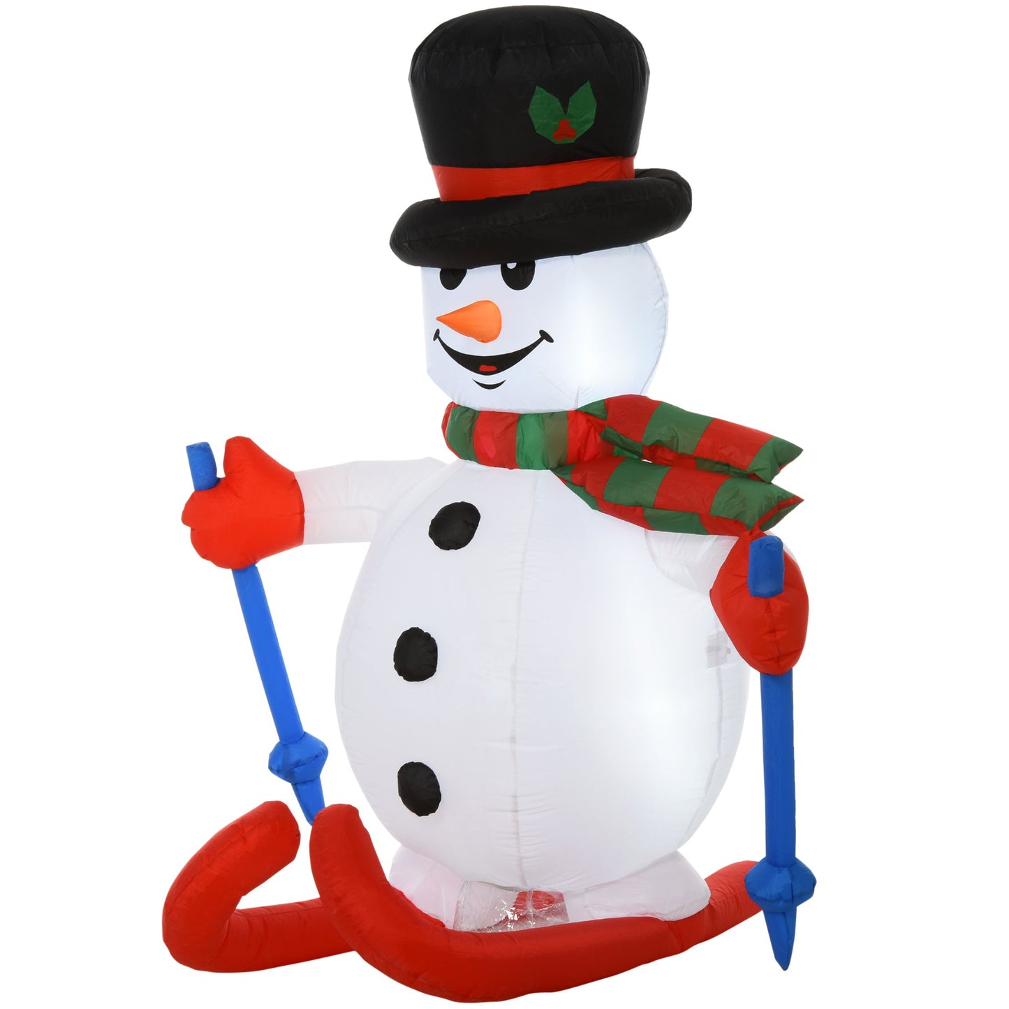 1.7m LED Polyester Snowman Christmas Inflatable