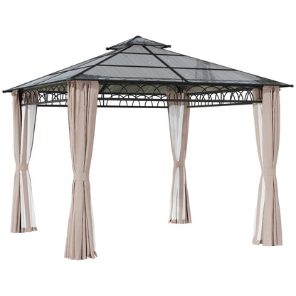 3 x 3 M Outdoor Polycarbonate Gazebo